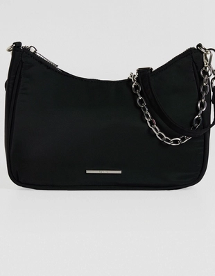 Многофункциональная атласная сумка с плечевым ремнем и цепочкой- Заказать в России