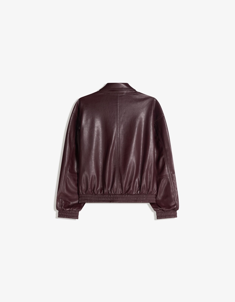 Куртка из искусственной кожи