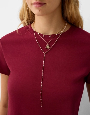 Набор из трех ожерелий с подвесками- Заказать в России