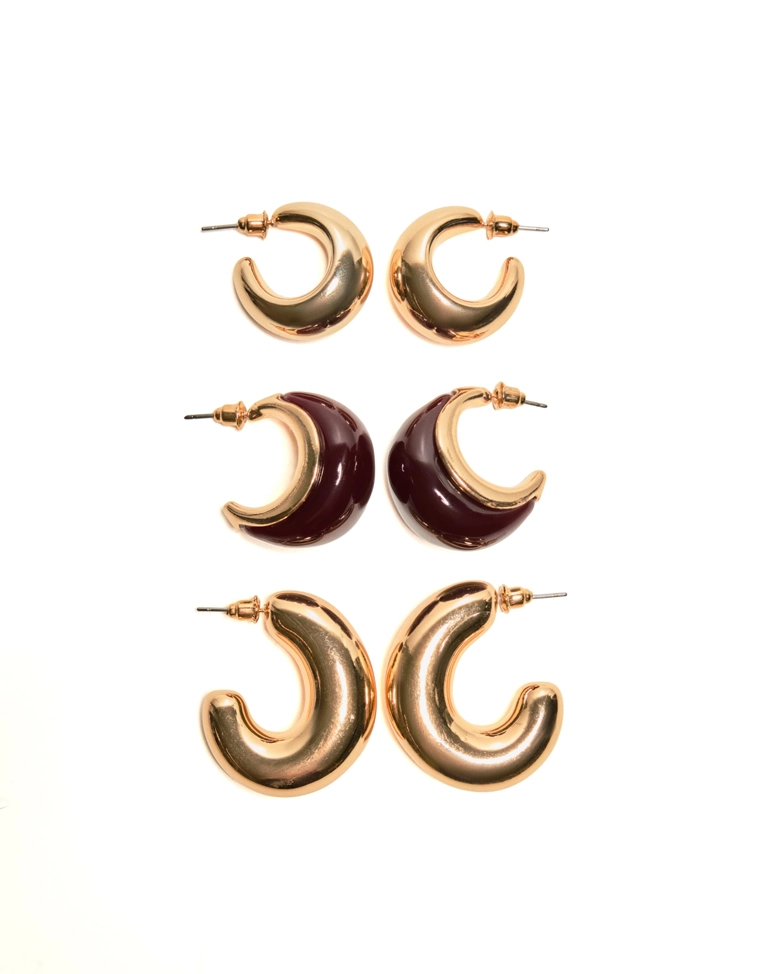 Набор из 3 пар серег