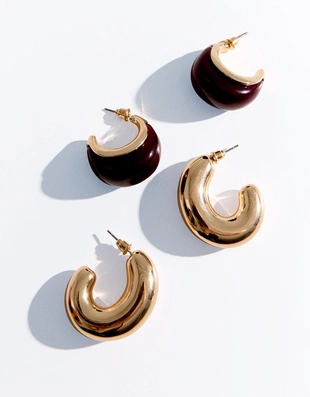 Набор из 3 пар серег- Заказать в России