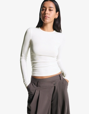 Топ с длинными рукавами- Заказать в России