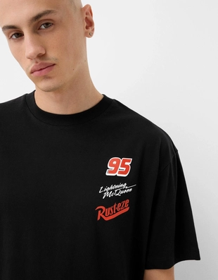 Футболка с принтом «тачки»- Заказать в России