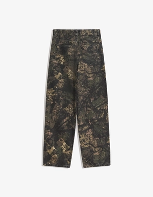 Брюки свободного кроя с принтом- Заказать в России