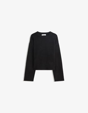 Свитер оверсайз с рифленым низом- Заказать в России