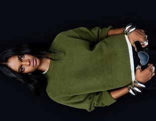 Свитер оверсайз с рифленым низом- Заказать в России