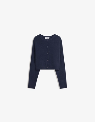 Кардиган на пуговицах из мягкой ткани- Заказать в России