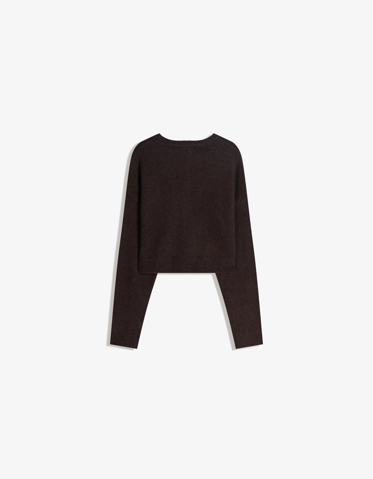 Кардиган на пуговицах из мягкой ткани