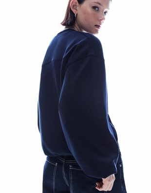 Мягкая толстовка оверсайз с модалом- Заказать в России