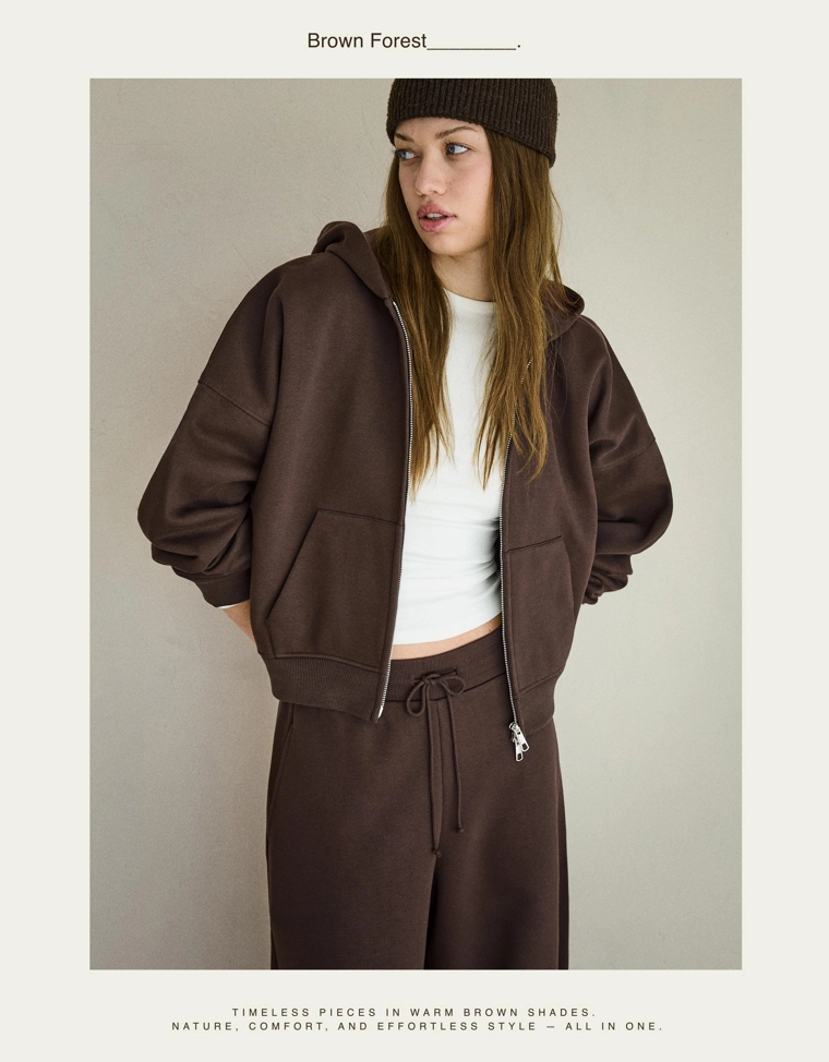 Худи кроя оверсайз на молнии