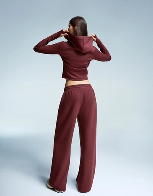 Худи из мягкого модала на молнии с капюшоном- Заказать в России