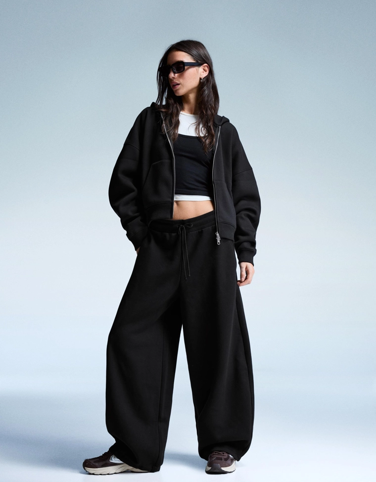 Худи кроя оверсайз на молнии