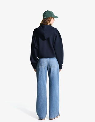 Худи кроя оверсайз на молнии- Заказать в России