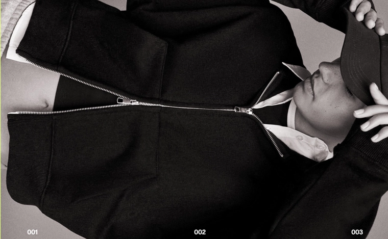 Худи кроя оверсайз на молнии