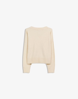 Укороченный джемпер с V-образным вырезом- Заказать в России