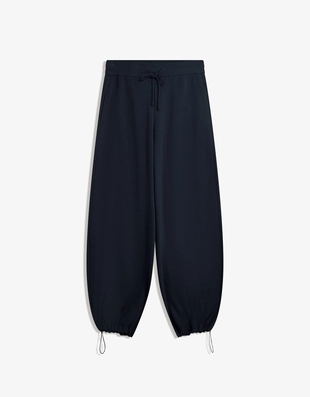 Брюки BARREL из мягкой ткани с фиксаторами- Заказать в России