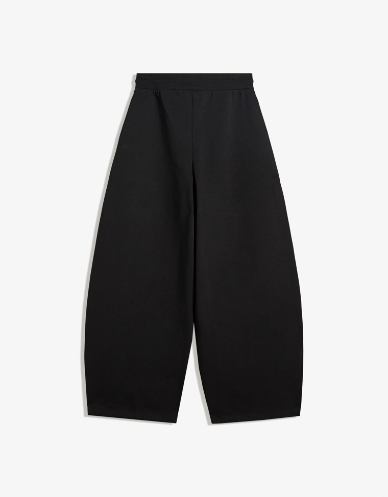 Брюки barrel из мягкой ткани с фиксаторами