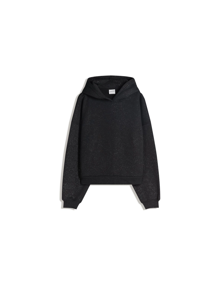 Худи с капюшоном и блестками