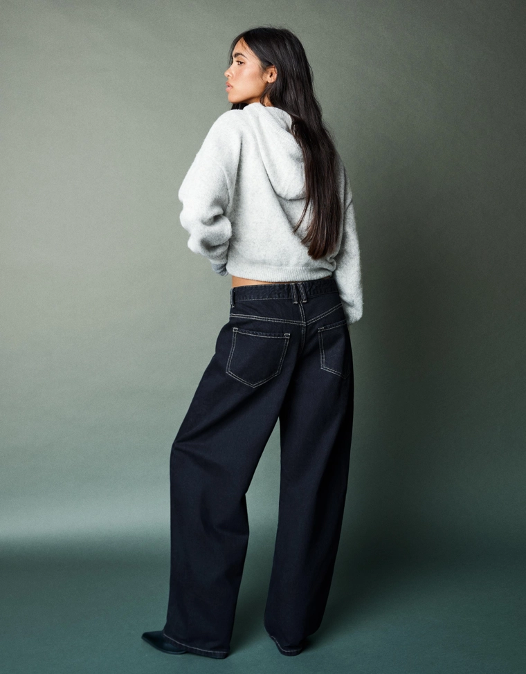 Джинсы barrel свободного кроя