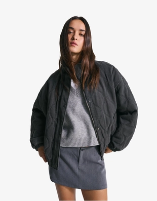 Куртка с эффектом потертости- Заказать в России