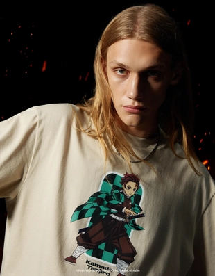 Футболка с коротким рукавом DEMON SLAYER- Заказать в России