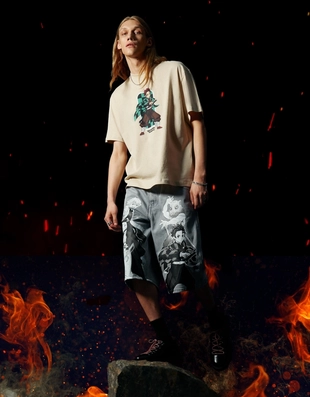 Футболка с коротким рукавом DEMON SLAYER- Заказать в России