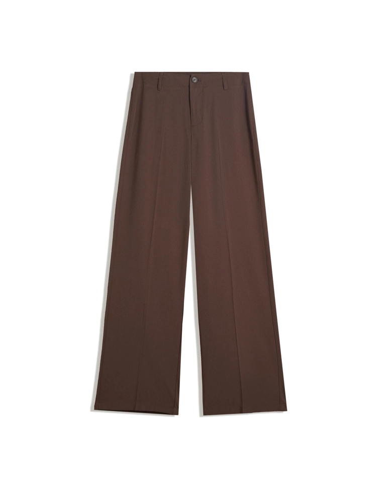 Брюки с широкими штанинами