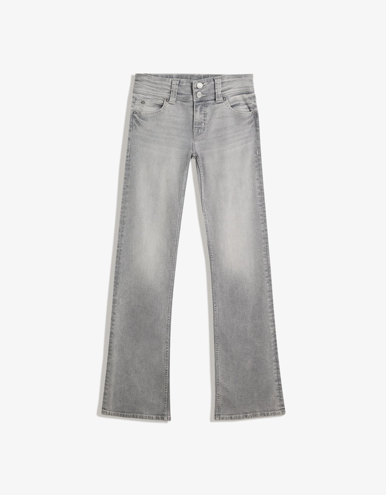 Джинсы bootcut с клапанами