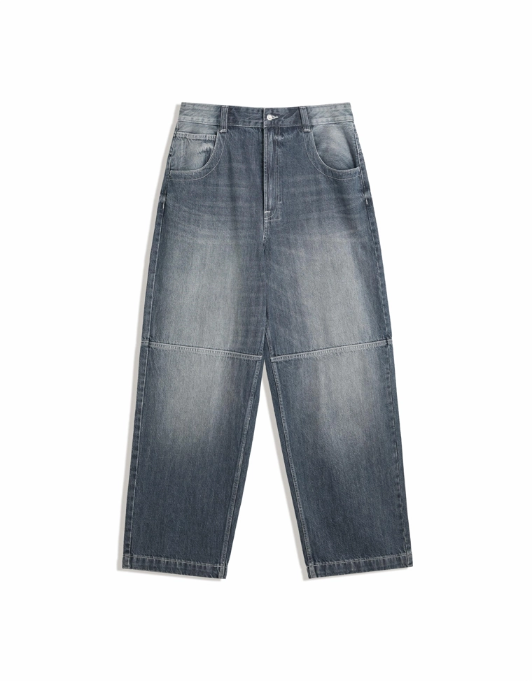 Джинсы объемного свободного кроя