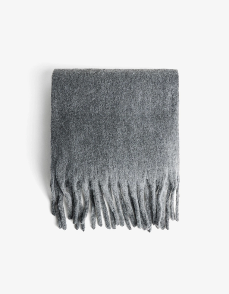 Однотонный шарф