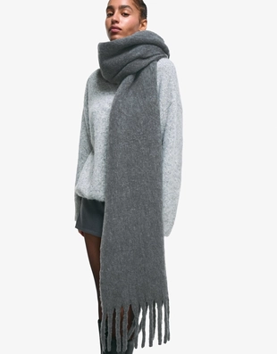 Однотонный шарф- Заказать в России