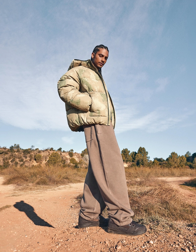 Пуховик с капюшоном