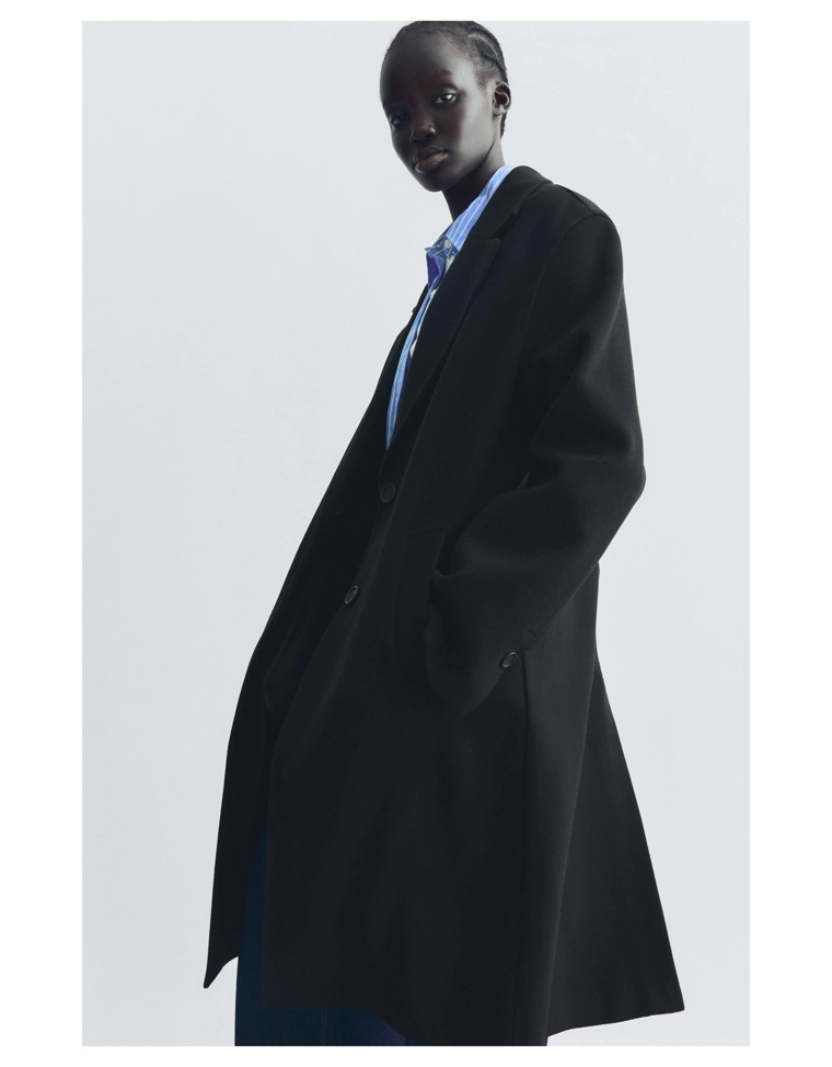 Длинное пальто soft