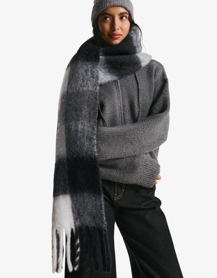 Шарф в клетку