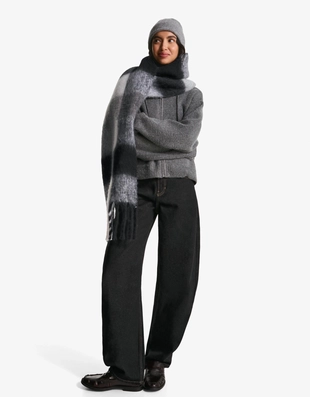 Шарф в клетку- Заказать в России