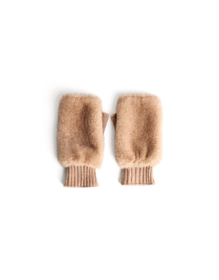 Митенки из искусственного меха- Заказать в России