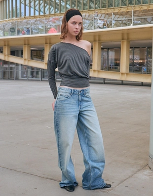 Джинсы в стиле бойфренд- Заказать в России