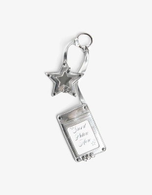 Брелок для ключей «звезда» из искусственной кожи- Заказать в России