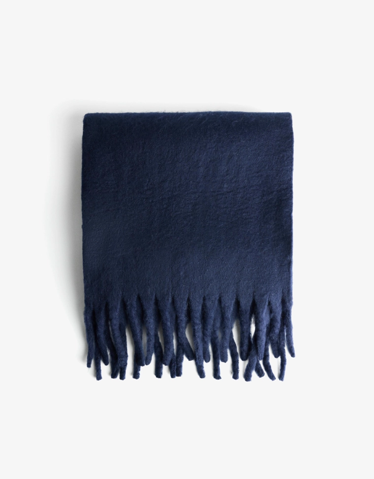 Однотонный шарф