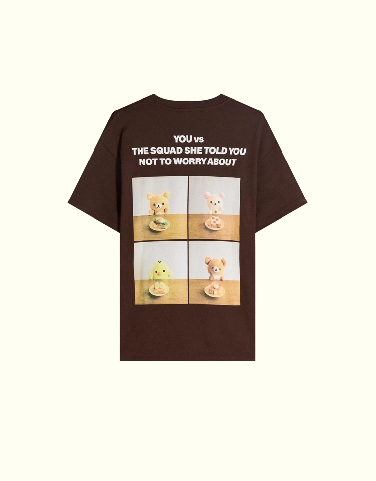 Футболка Rilakkuma с короткими рукавами и принтом