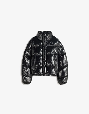 Дутая виниловая куртка- Заказать в России