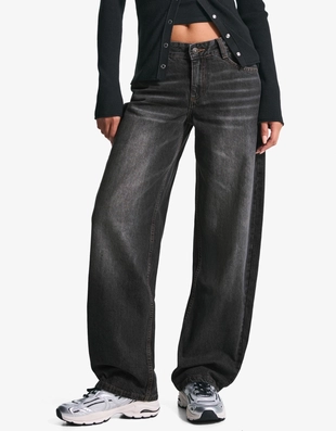 Джинсы BARREL свободного кроя- Заказать в России