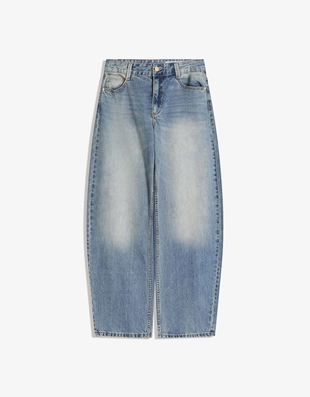 Джинсы BARREL свободного кроя- Заказать в России