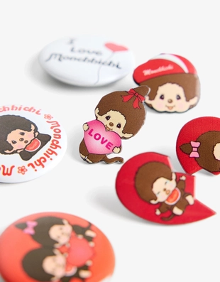 Набор из 7 значков MONCHHICHI- Заказать в России
