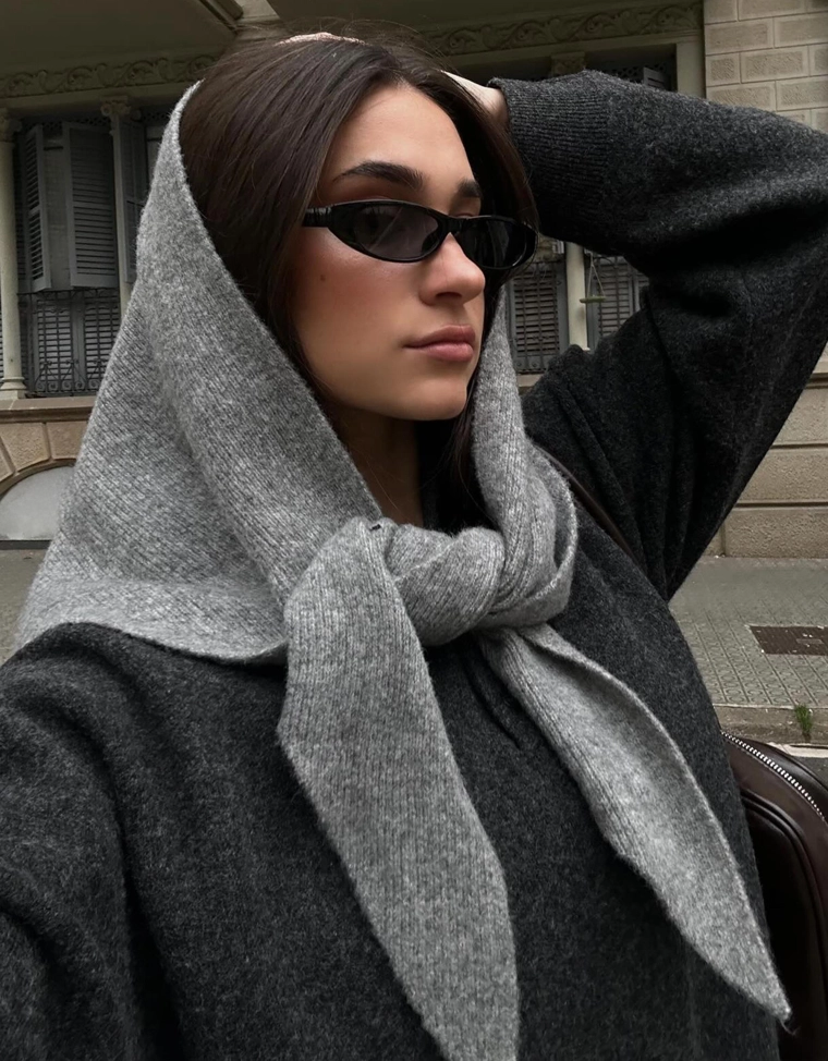 Вязаный платок