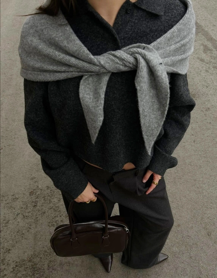 Вязаный платок