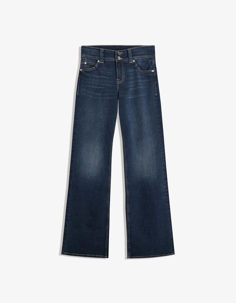 Джинсы bootcut с клапанами