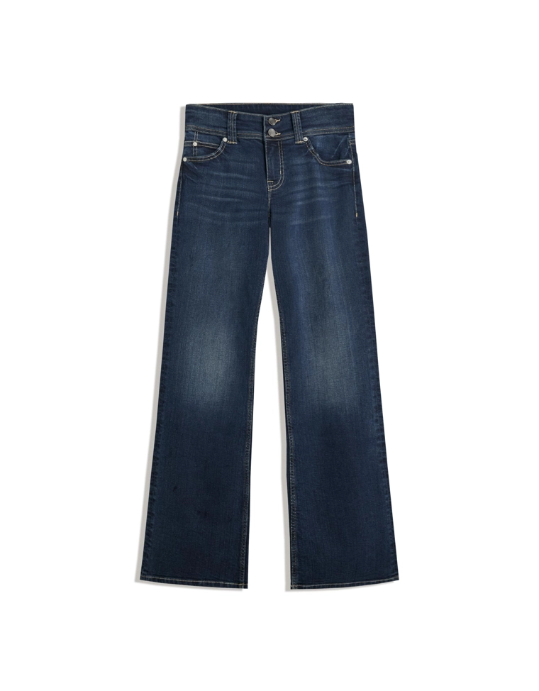 Джинсы bootcut с клапанами