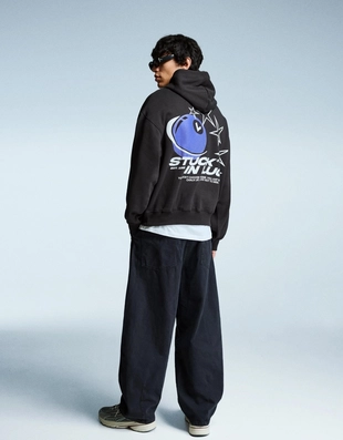 Худи с капюшоном и принтом- Заказать в России