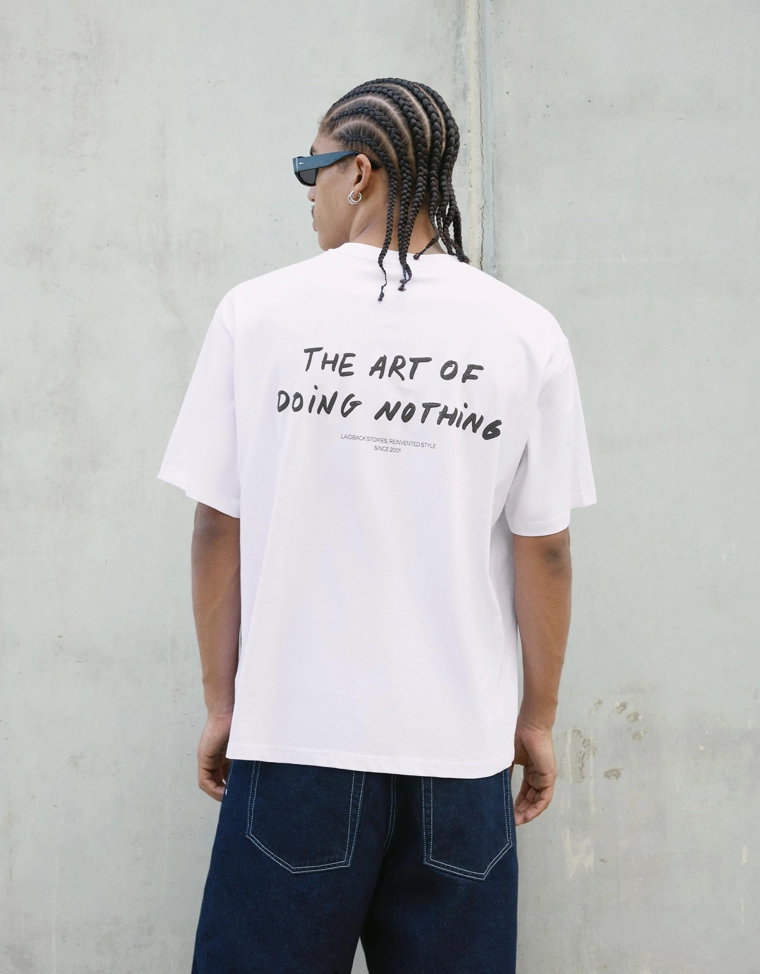 Футболка с короткими рукавами и принтом